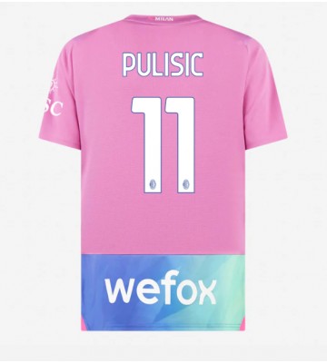 AC Milan Christian Pulisic #11 Tredjetröja 2023-24 Kortärmad